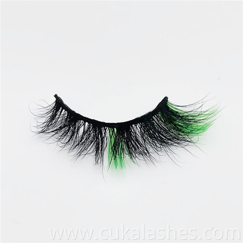 Mink Lashes With Color